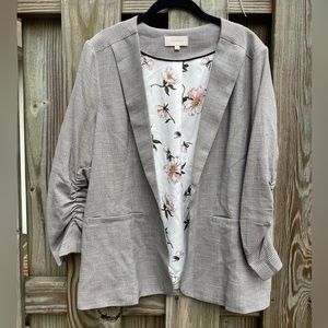 Lightweight plaid blazer, by Skies Are Blue (size LG)